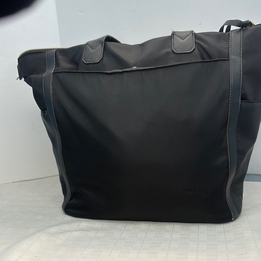 Aimee Kesternberg Sicily black nylon tote shopper travel bag - Picture 3 of 9